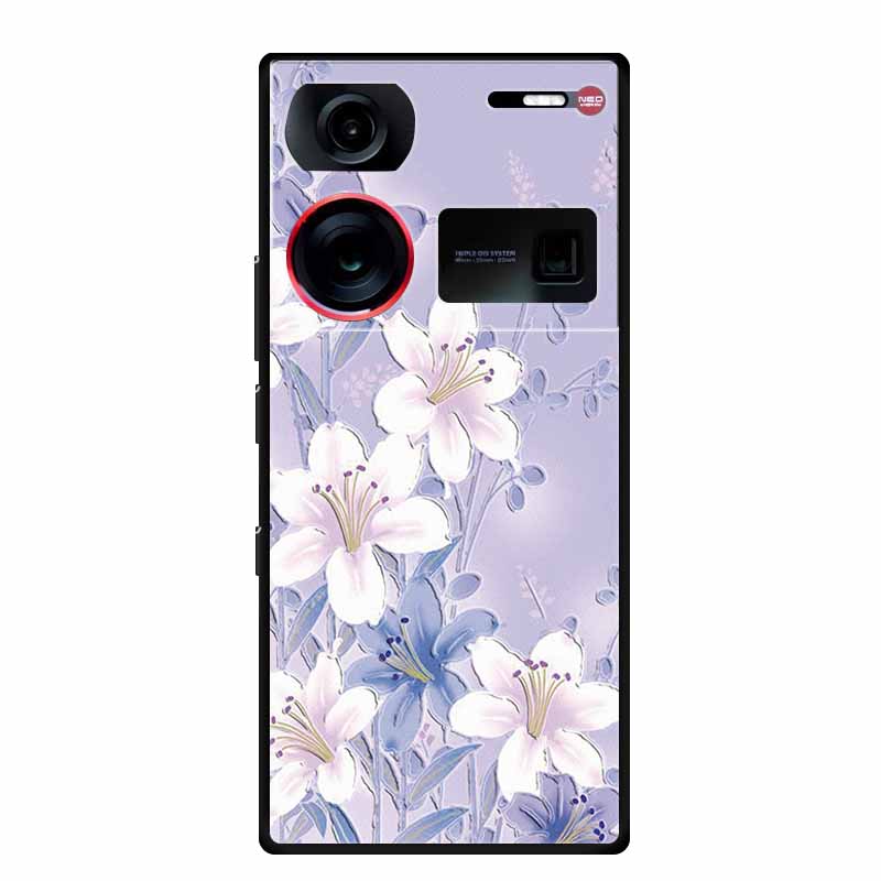 3D Emboss Case For ZTE Nubia Z60 Ultra Phone Case Flowers Soft Silicone Coque For Nubia Z60 Ultra Back Cover Cases Z 60 Z60Ultra
