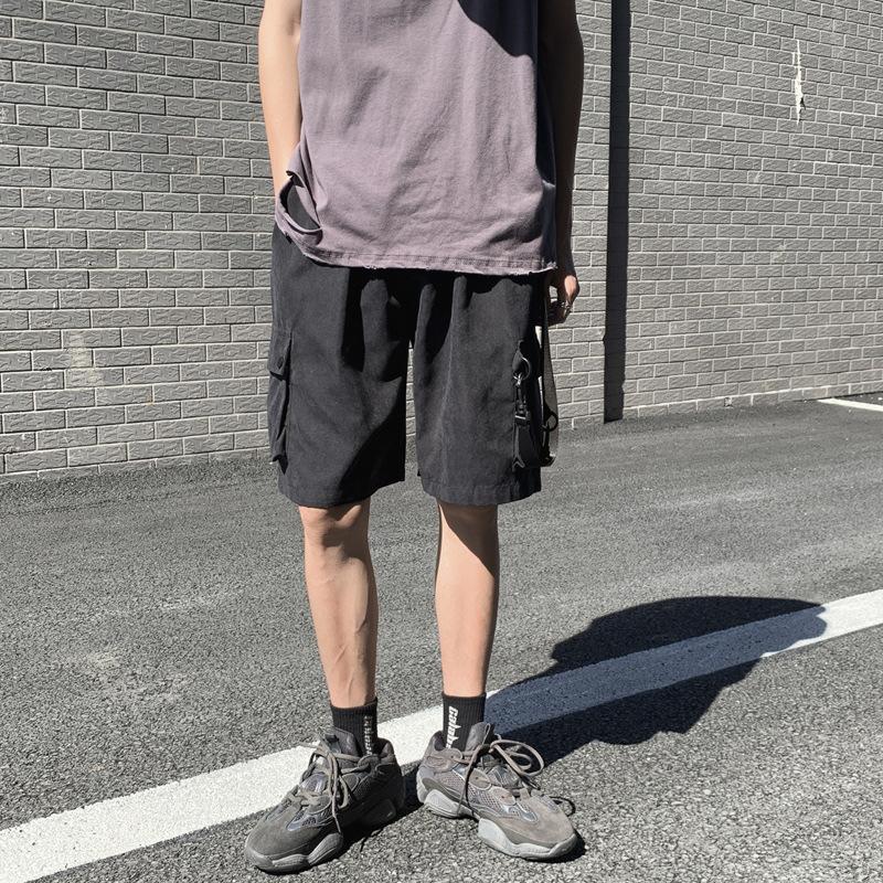 Pracovní kalhoty Pánské letní volné ležérní kalhoty ins Vnější šortky Módní sportovní kalhoty