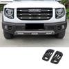For Haval Dargo   Accessories Front Rear Fog Lights Lamps Eyebrow Frame Cover Trim ABS Chrome / Carbon Fiber Exterior