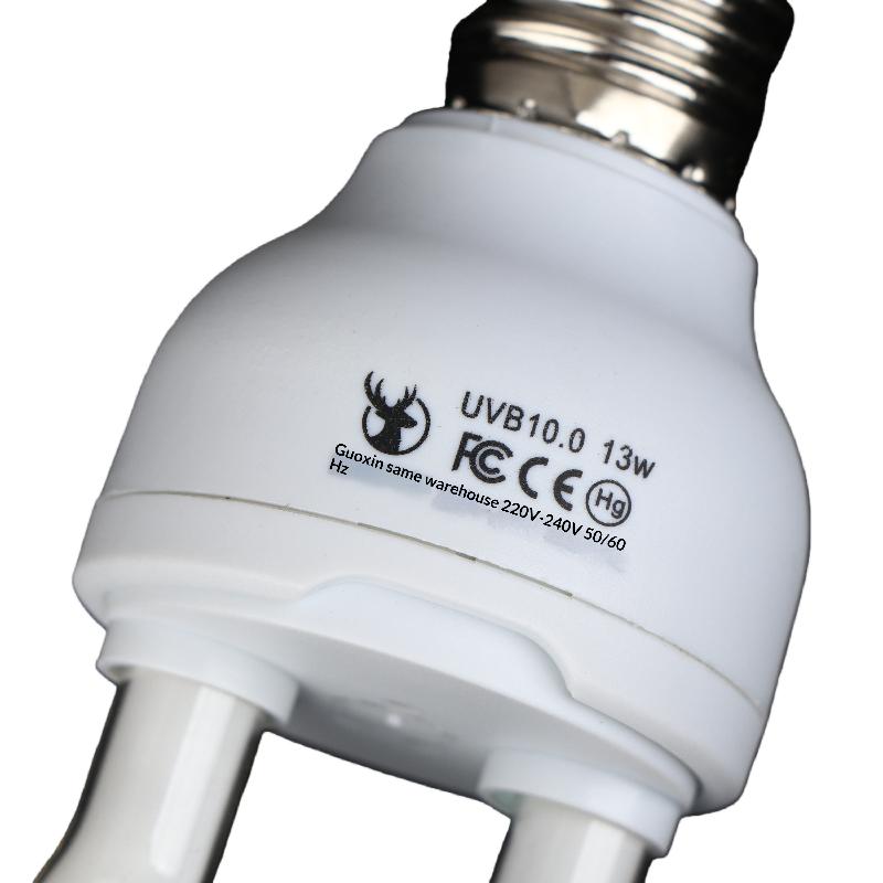 1 ks Lampy pro vyhřívání želv, ještěrek, hadů a plazů 13W/26W UV paprsky Energeticky úsporné světlo pro prohřívání terária 5.0 10.0 UVB lampa pro plazy