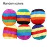 Hand Knitted Footbag Sack Set, Colorful Crochet Juggling Balls for Kids Adults, Soft Filled Sandbags for Balance And Coordination, Outdoor Game Toy