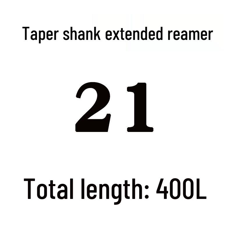 Extra Long High-Speed Steel Taper Shank Machine Reamer for Deep Holes, Sizes 16, 18, 20, 22, 24, 25, 30, 40
