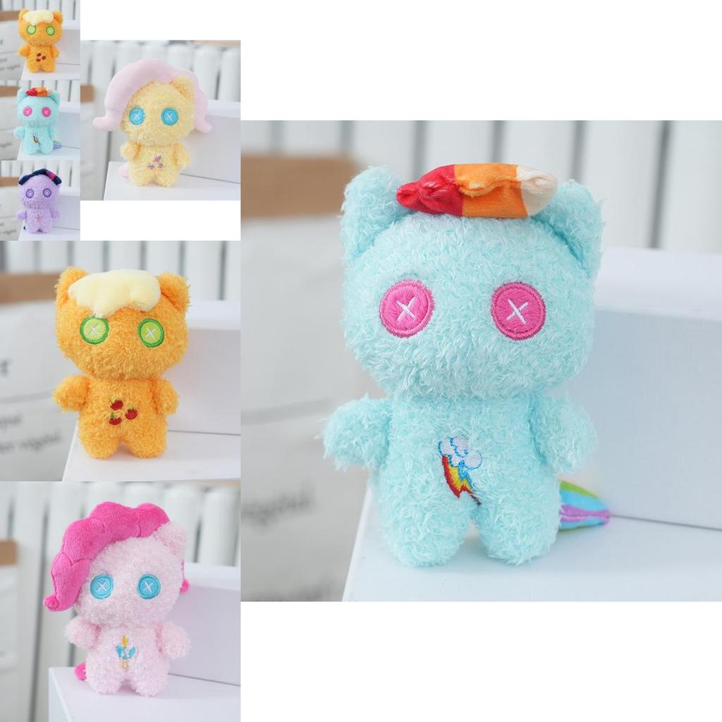 Entzückende Cartoon-Plüsch-My Little Pony-Puppe mit niedlichem, warmem Design für Kinder