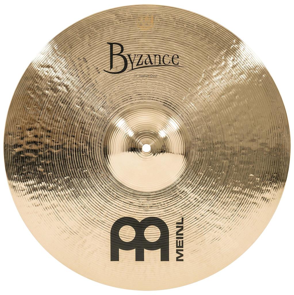 MEINL Byzance Brilliant Series Crash Cymbal Medium Crash 18" B18MC-B []