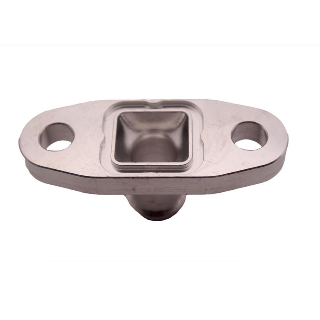 Car Turbo Oil Return/Drain Engine Block Side Flange Adapter Kit To Straight 3/4” Bard For T3 T4 T04B T04E Car Accessories