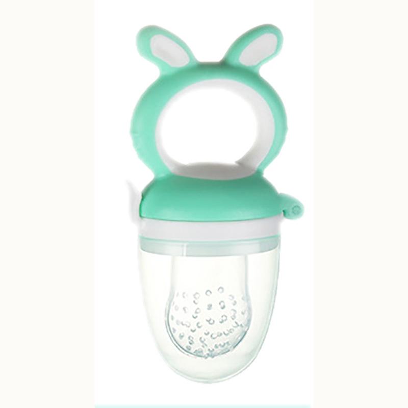 

Baby Fruit Feeder Mesh Bag For Teething And Food One Size зелений