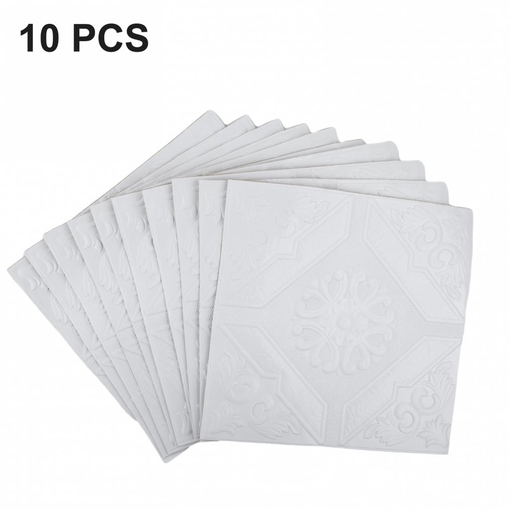 Wall Sticker Wall Tiles Stickers Waterproof 1/10pcs 1/5x