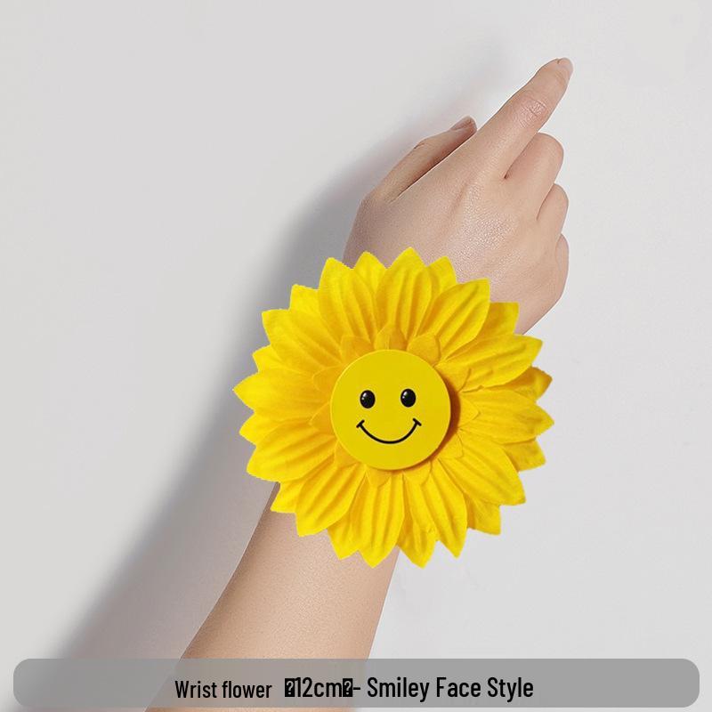 Sunflower Corsage for Kindergarten Dance & Sports Events