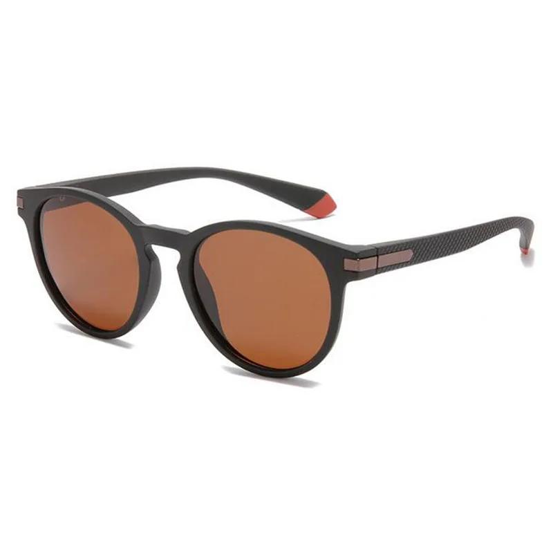 Outdoor Sport Round Myopia Lens Prescription Sunglasses Men Polarized Driving Anti-Glare Myopes Lunettes 0 -0.5 -0.75 To -6.0