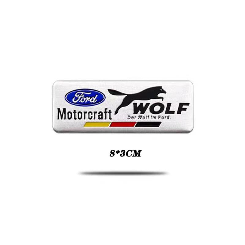 New 2026 Car Sticker For Ford 3D Metal Aluminium Badge Car Body Decoration Sticker Accessories For Ford ST Focus 2 3 Mondeo Kuga