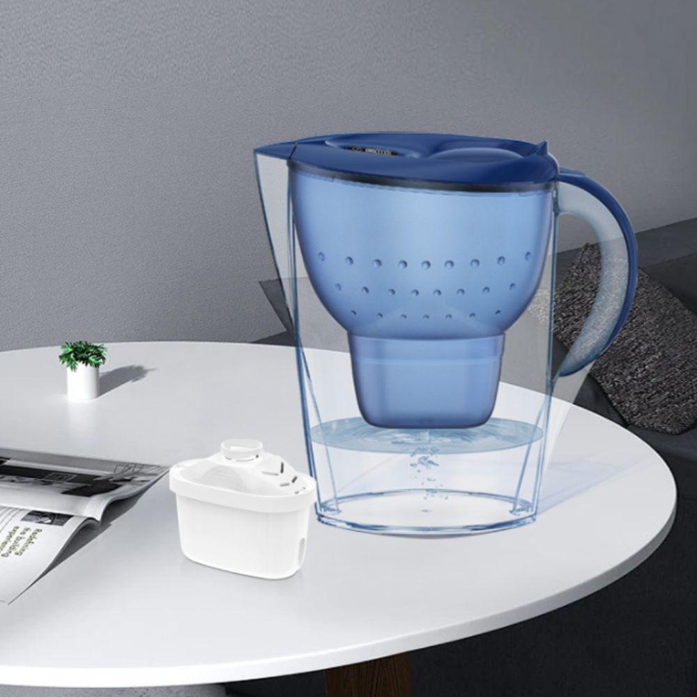 BPA-freier alkalischer Wasserfilterkrug 3,5L Kapazität Wasserreiniger Kessel Haushaltsgebrauch