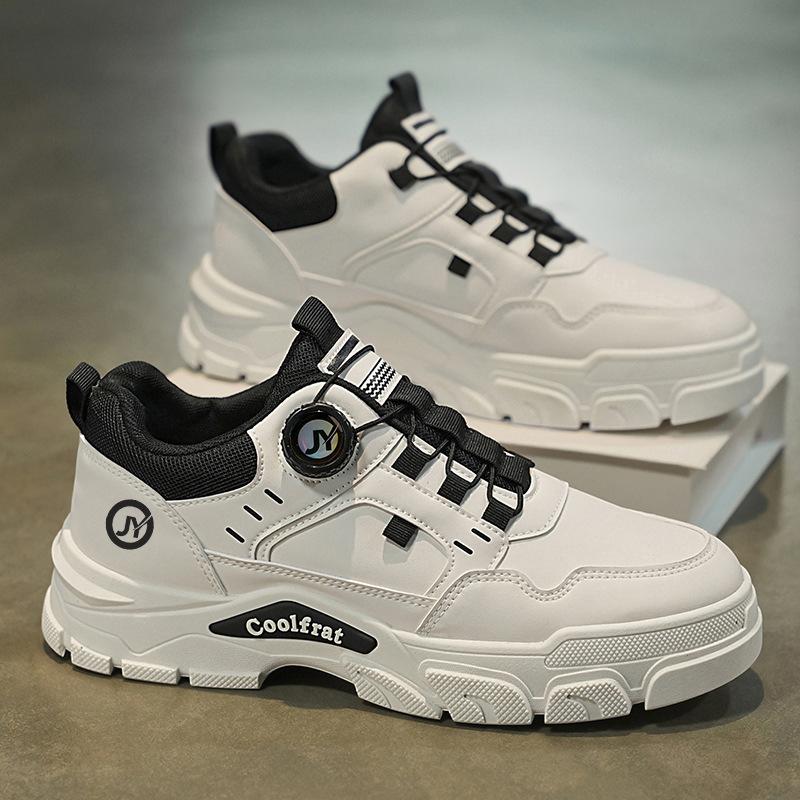 Autumn new breathable shoes Martin boots platform sports board shoes