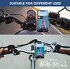 Cellularline Universal Smartphone Holder for and Adjustable MOTOHOLDERALUK Bicycles, iPhones, Motorcycles, Android, Xperia, OPPO, Mount, 360-Degree