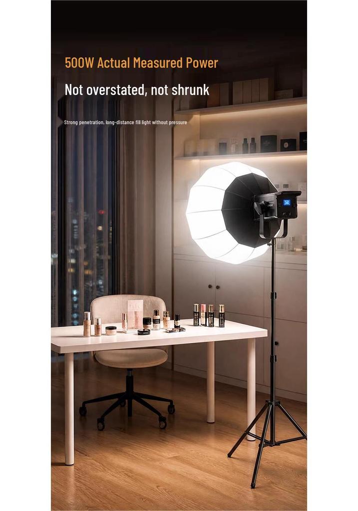 K500Bi Dual-Color 500W Studio Fill Light for Broadcast & Photography