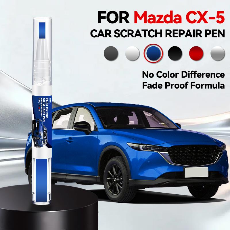 Für Mazda CX5 2012-2025 KE KF Lackreparaturstift Ausbesserungsstift Kratzerentferner DIY Autozubehör Schwarz Weiß Silber Rot Blau Braun