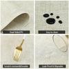 New Linen Texture Leather Table Mat Morandi Color Waterproof Tablecloth Table Mat Coffee Pad Non Slip Heat Resistant Table Cover