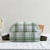 Plaid Travel Backpack Student Schoolbag Class Commuter Backpack