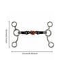 Stainless Steel Eggbutt Snaffle Gentle for Bridle Setup, Equestrians
