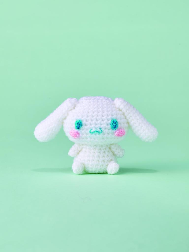 Hamanaka Amigurumi Kit Cinnamoroll (H306-185) Height Approx. 7.5cm