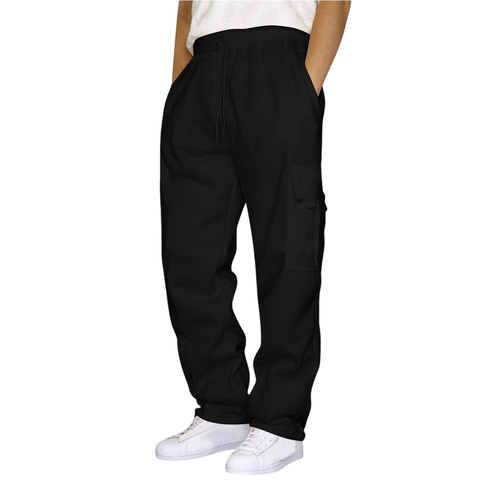 

Чоловічі спортивні повсякденні джогери Легкі штани для хайкінгу Штани для активного відпочинку XL чорний