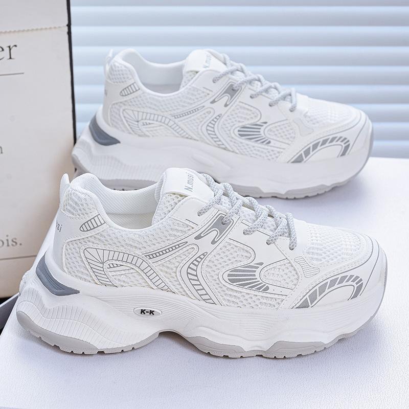 New Women's Shoes - Breathable Shoes, Versatile, Thick-soled, Heightening, Sports Shoes, Casual Shoes Devotion