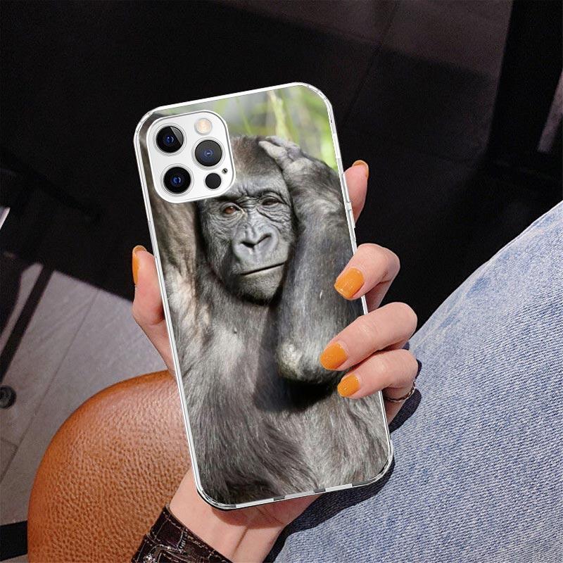 Monkey Memes Phnoe Case for Iphone 17 Air 16 16E 11 12 13 Mini 14 Plus 15 Pro Max 7 8 + SE 2020 Phone Cover Coque