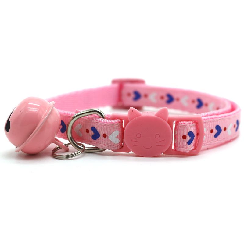 Heart Candy Colored Choker with Cat Clasp - Soft Girl Harajuku Jewelry