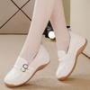 Thick-soled White Shoes for Women's Autumn New Non-slip Soft-soled, Light and Comfortable Casual Single Shoes for Women