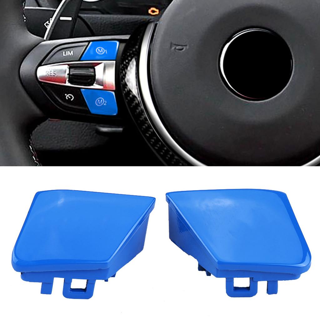 1 Paar Auto Lenkrad M1 M2 Modus Schalterknopf für M3 M4 F80 F82 F83 Blau