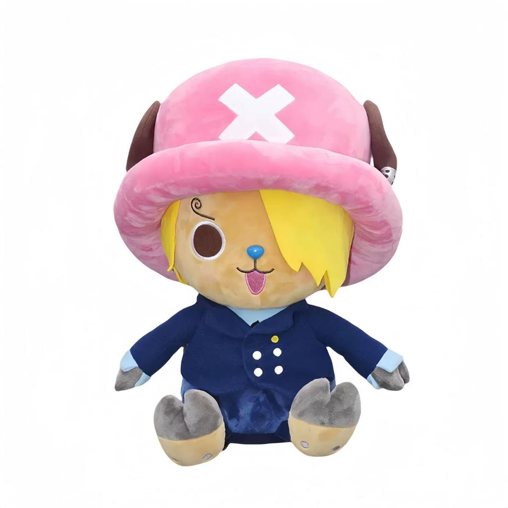 14-30Cm5.5-11.8In Genuine One Piece Stuffed Plush Toy Kawaii Plush Keychain Toy Tony Chopper Soft Stuffed Plush Doll Keychain