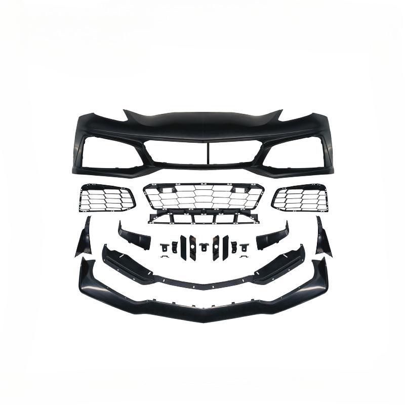 Compatible with 2014-2019 Corvette C7 ZR1, Classic Front Bumper, and Rear Louvers.