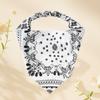 4Pcs/Set Triangle Elastic Headscarf Headbands Boho Hair Bandana Hair Kerchief Hair Scarves for Women Hair Accessories