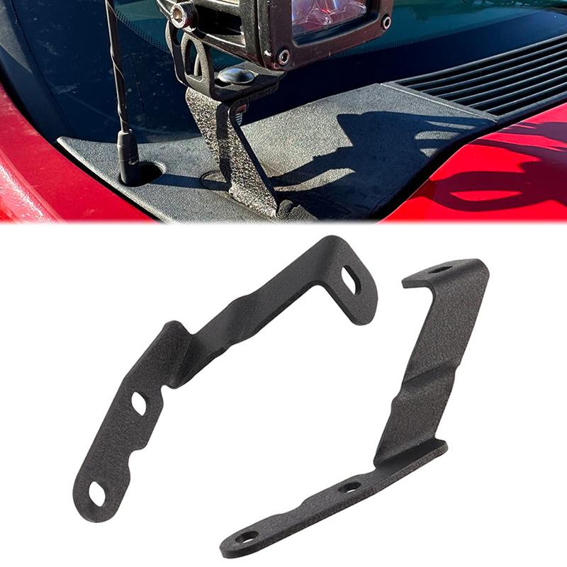 Car LED Offroad Light Brackets Engine Hood A Pillar Work Lights Spot Lamp Mounting Holder For Chevy GMC Silverado 2007-2013
