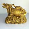 Dragon Head Mother and Child Turtle Yuanbao Money Ornament Copper Craft