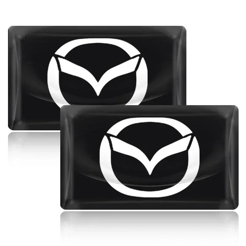 

2025 Hot 3D Logo Epoxy Resin Short Car Stickers Body Decor Decal Car Accessory For Mazda M3 3 Alexa CX8 CX-8 CX30 CX9 CX30 CX-4