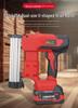 Gaobao F32 Brushless Lithium Battery Brad Nailer: Dual-Use Woodworking Straight Nail Gun with Continuous Firing.