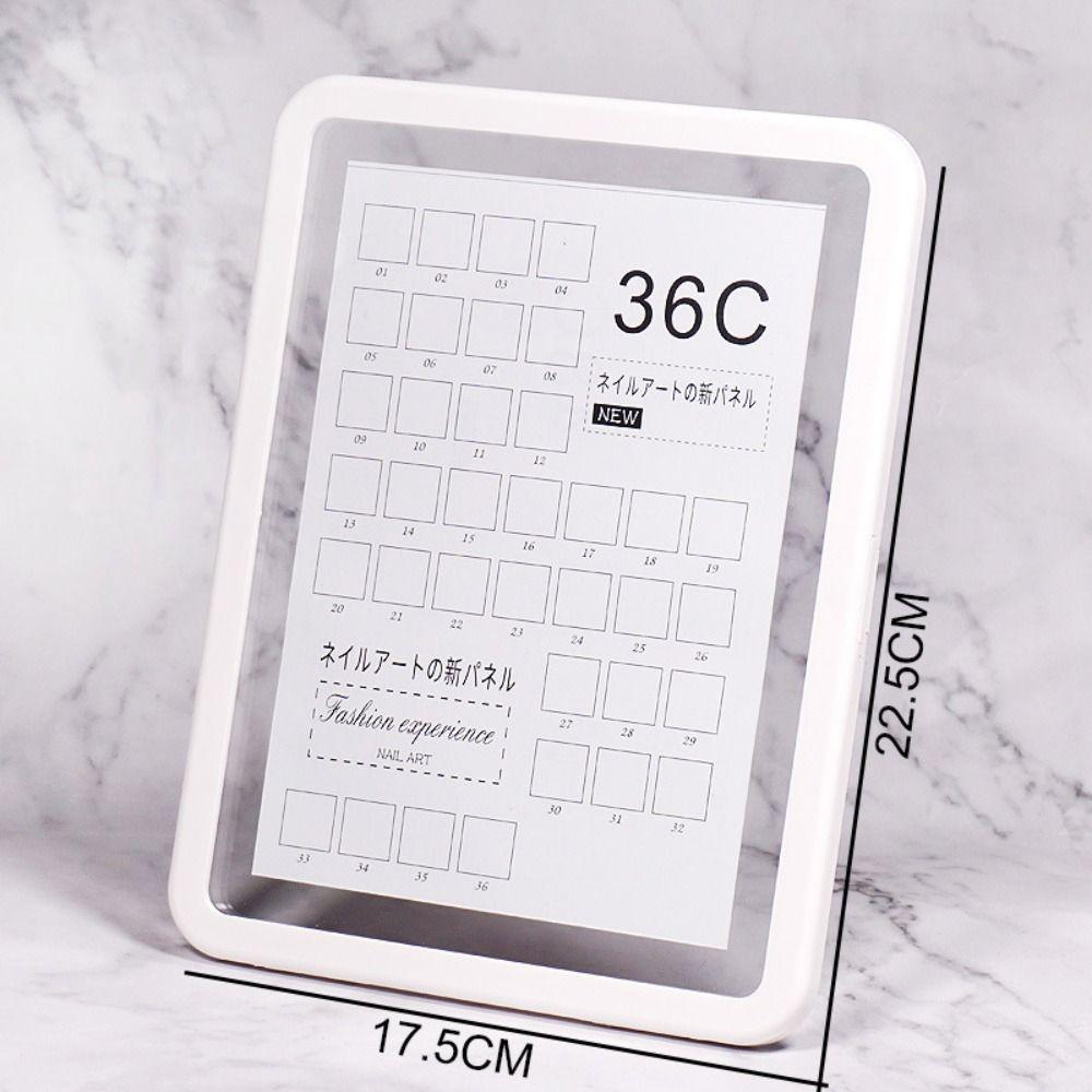 Tips Nail Tips Display Stand Nail Polish Color Card False Nail Color Board Nail Color Display Chart