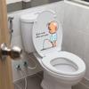 Cartoon Toilet Sticker Child Urination PVC Warning Door Wall Removable Funny Bathroom Decal Waterproof DIY WC Self Adhesive