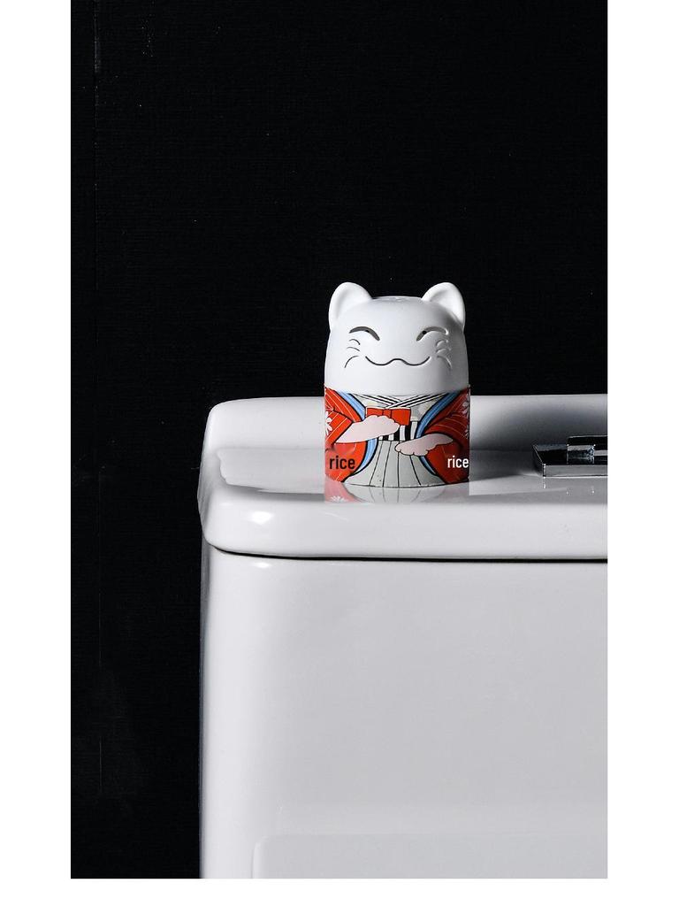 Lucky Cat Blue Bubble Toilet Cleaner & Deodorizer - Bathroom Odor Eliminator and Air Freshener