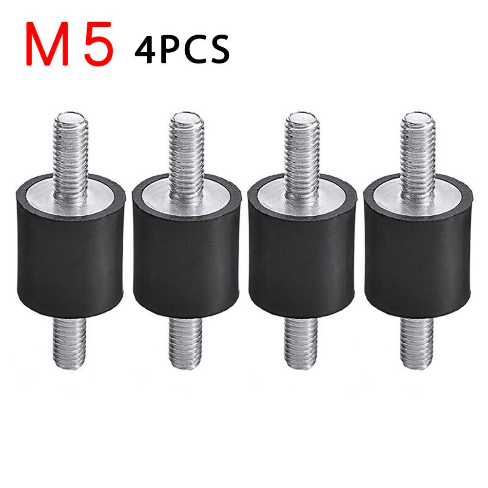 

4 X Rubber Buffer Set Vibration Damper Silent Block Rubber Metal Buffer Protects Against Vibration Interference M5 M6 M8