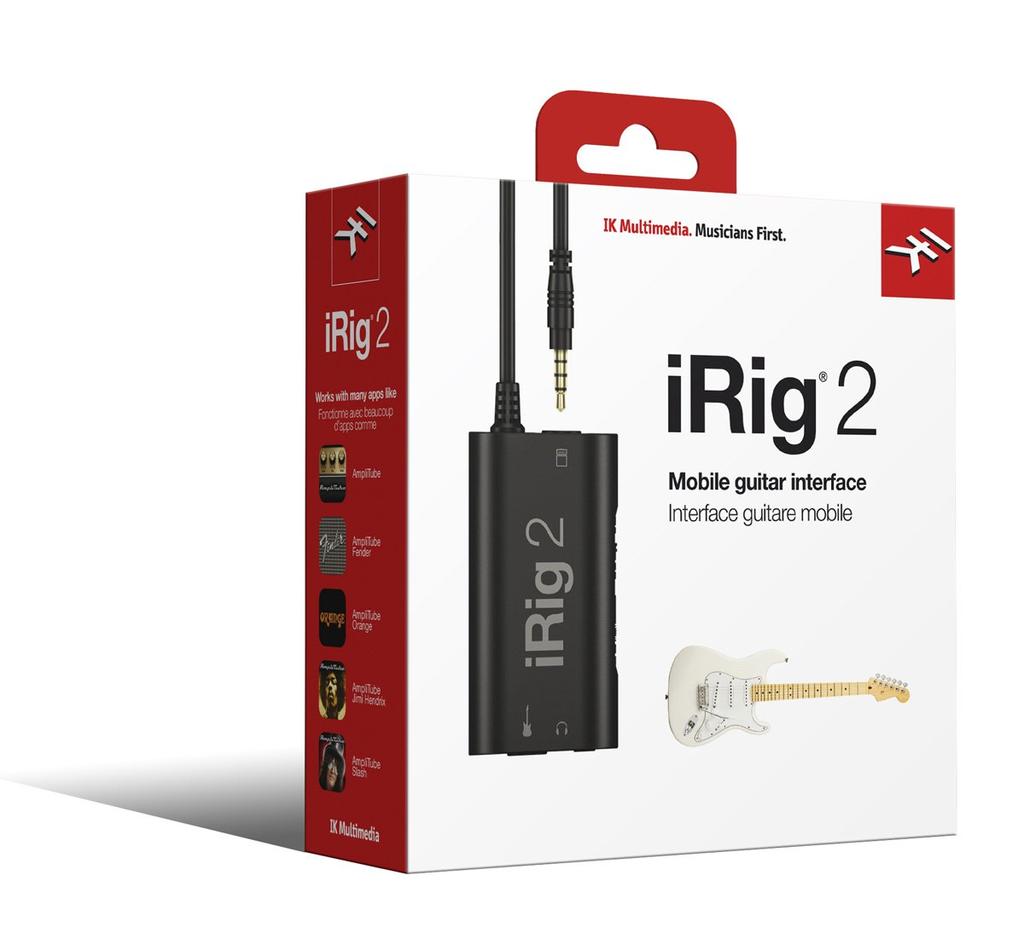 Japanese distributor IK Multimedia iRig 2 interface for iOS [Authorized product] (guitar/bass devices) IKM-OT-000042c