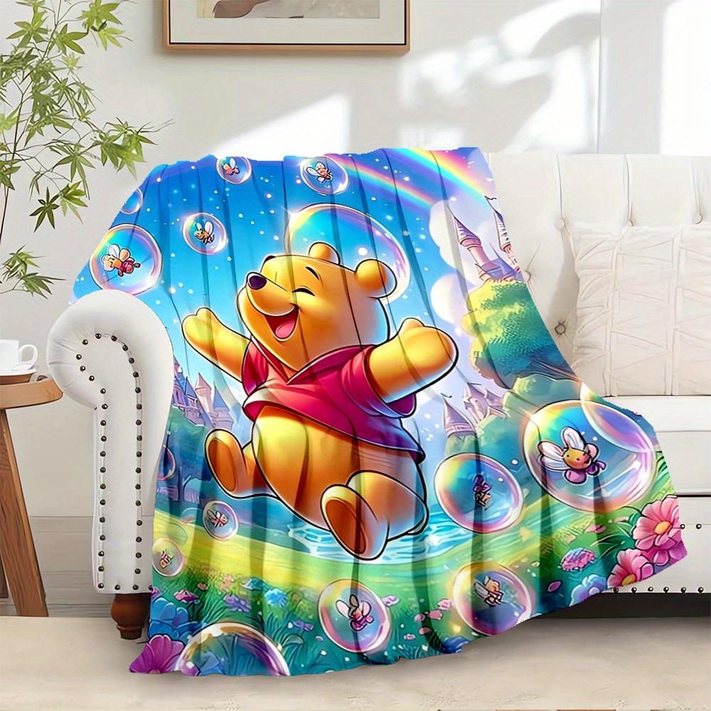 

1pc Flannel Mickey Mouse Head Outline Pattern Bedding Throw Blanket Sofa 75x90cm