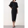 Brandname Diamond Pleats Dress