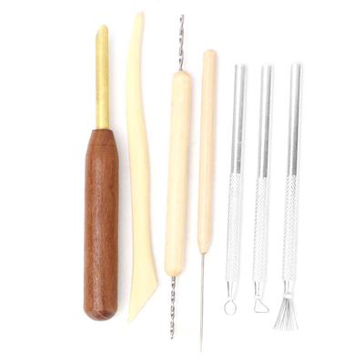 7Pcs Ton Sculpting Set Keramik Carving Skulptur Gestaltung Werkzeug Kunst Handwerk DIY Werkzeuge