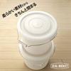 Risu Seal Bucket, Gray, Type 6 (6.5L), Odor- and Liquid-Leak-Resistant, Made in Japan