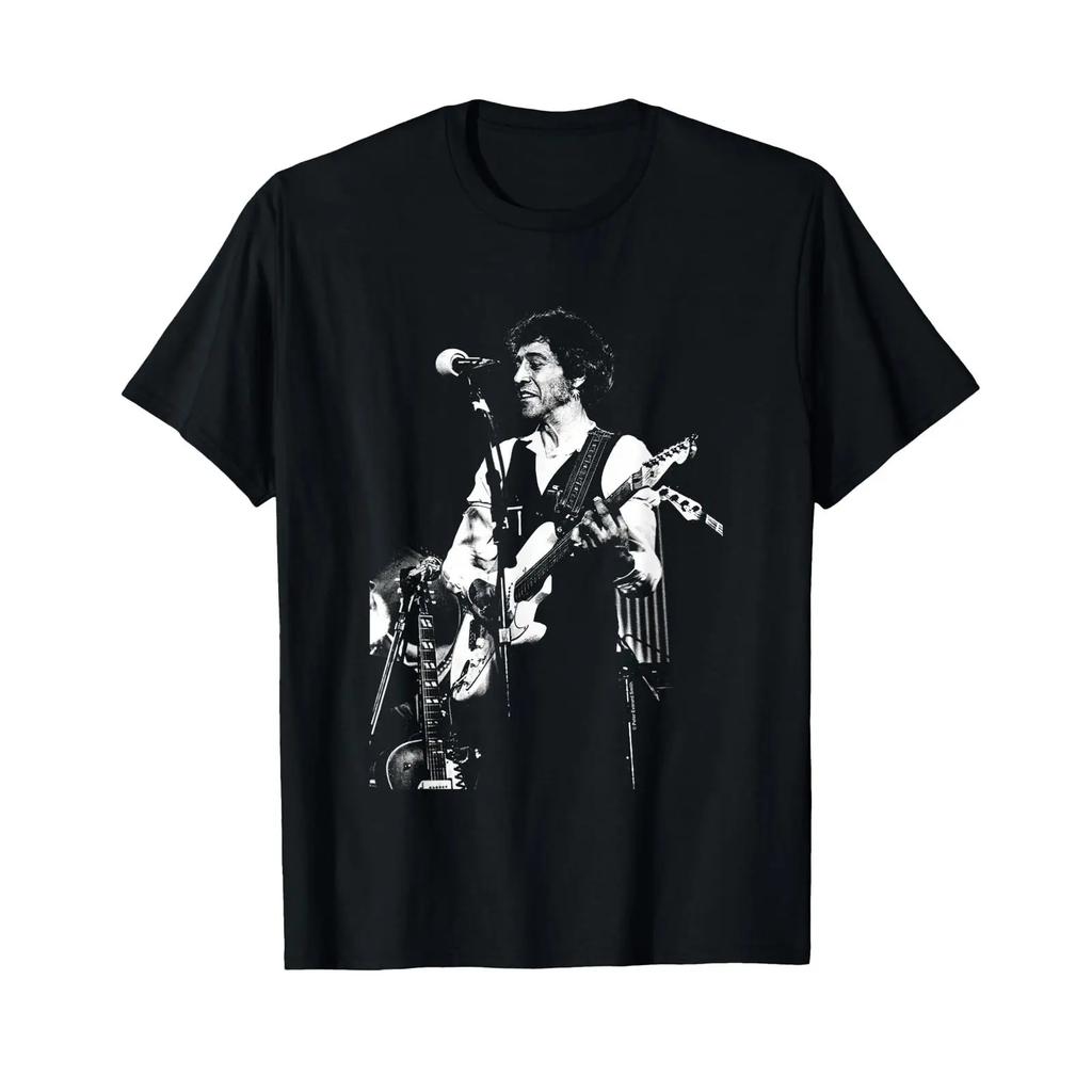 Blues Musician Alexis Korner Live By Everard Smith T Shirt Black Vintage Unisex Graphic Streetwear Designer Clothes