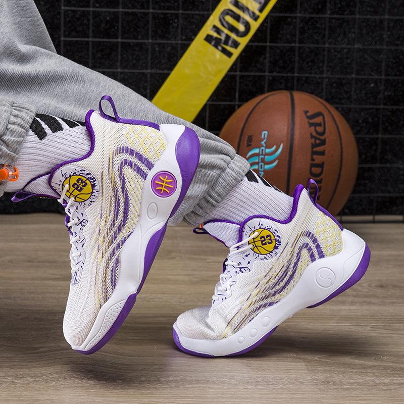 

Мужская обувь Молодежные баскетбольные кроссовки Спортивная трендовая обувь 45