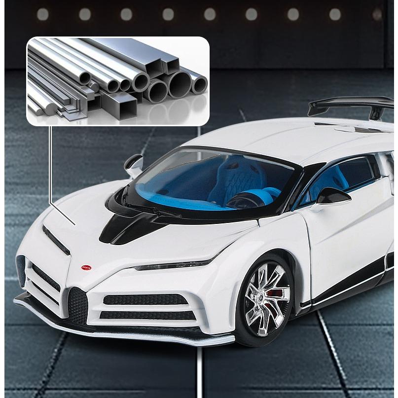 1/32 Bugatti EB110 Centodieci Legierung Automodell Druckguss Spielzeugfahrzeuge Stoßdämpfer Sound und Licht Sammlung Auto Spielzeug Geschenk