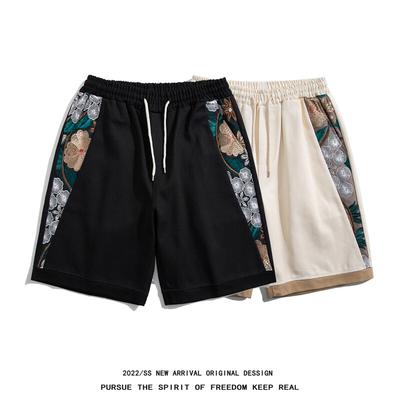 Sommer Herren Japanische Stickerei Shorts Herren Freizeitshorts Herren Chinesischer Stil Shorts Marke Badeshorts Herren Boardshorts