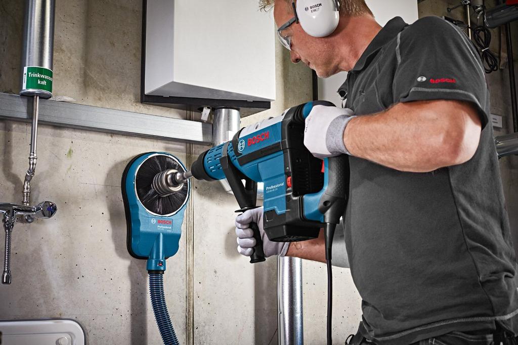 Adaptér pro odsávání prachu Bosch Professional pro vrtání do betonu GDE162, adaptér Kyusin (Bosch)